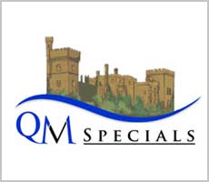 QM Specials logo design.